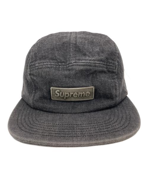 SUPREME（シュプリーム）SUPREME (シュプリーム) Metal Plate Camp Cap ブラックの古着・服飾アイテム