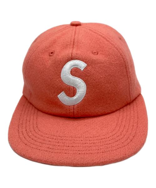 SUPREME（シュプリーム）SUPREME (シュプリーム) Wool S Logo 6 Panel ピンクの古着・服飾アイテム