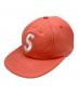 SUPREME（シュプリーム）の古着「Wool S Logo 6 Panel」｜ピンク