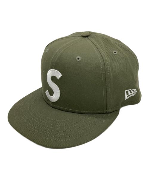 New Era（ニューエラ）New Era (ニューエラ) SUPREME (シュプリーム) Jesus Piece S Logo グリーン サイズ:7 1/2（59.6cm）の古着・服飾アイテム