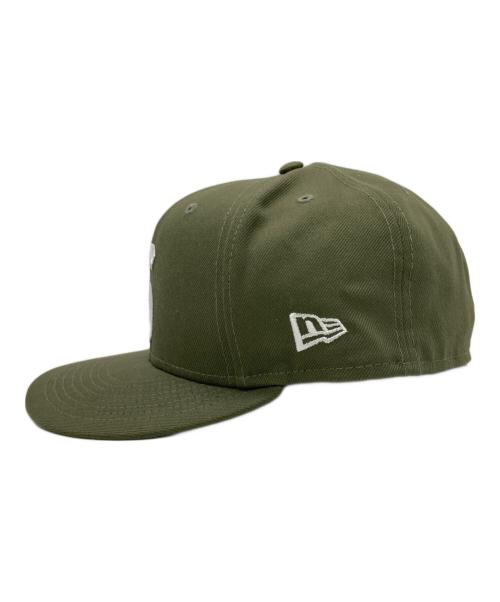 New Era（ニューエラ）New Era (ニューエラ) SUPREME (シュプリーム) Jesus Piece S Logo グリーン サイズ:7 1/2（59.6cm）の古着・服飾アイテム