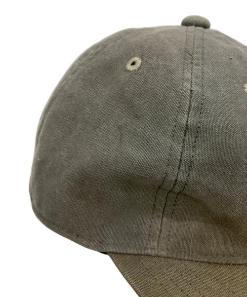NVCLEAR（ニュークリア）NVCLEAR (ニュークリア) NUBIAN (ヌビアン) NV LOGO ARMY COTTON CAP オリーブの古着・服飾アイテム