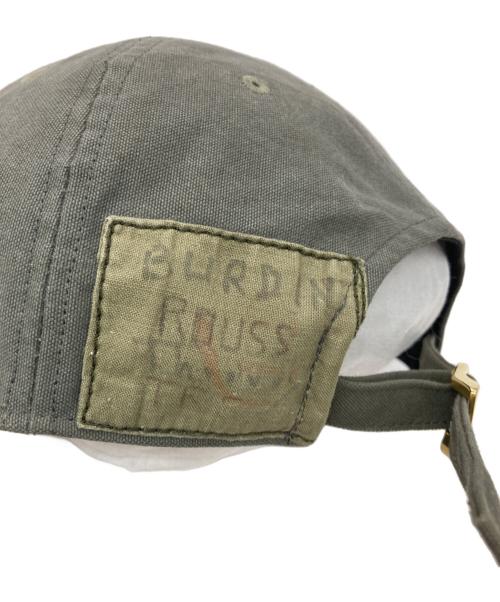 NVCLEAR（ニュークリア）NVCLEAR (ニュークリア) NUBIAN (ヌビアン) NV LOGO ARMY COTTON CAP オリーブの古着・服飾アイテム