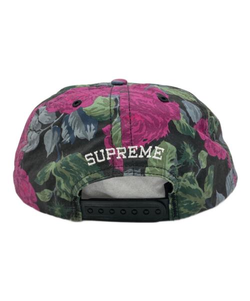SUPREME（シュプリーム）SUPREME (シュプリーム) Floral 5-Panel Cap パープル×グリーンの古着・服飾アイテム