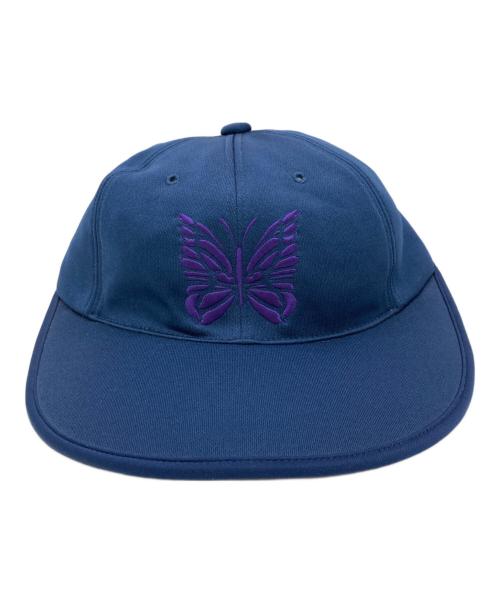 Needles（ニードルズ）Needles (ニードルズ) パピヨン刺繍キャップ ネイビーの古着・服飾アイテム