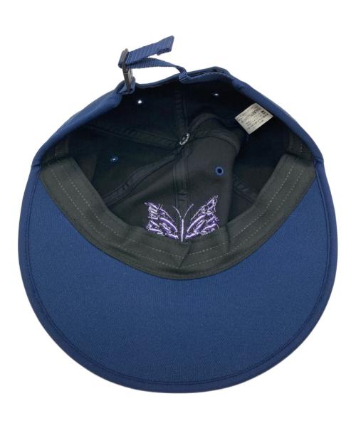 Needles（ニードルズ）Needles (ニードルズ) パピヨン刺繍キャップ ネイビーの古着・服飾アイテム