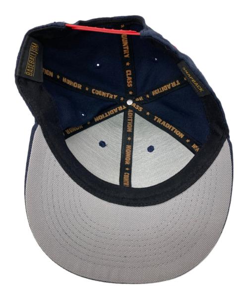 BASEBALLISM（ベースボールイズム）BASEBALLISM (ベースボールイズム) スナップバックキャップ ネイビーの古着・服飾アイテム