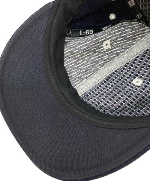 New Era（ニューエラ）New Era (ニューエラ) FDMTL (ファンダメンタル) 刺し子キャップ インディゴ サイズ:7 1/2（59.6cm）の古着・服飾アイテム