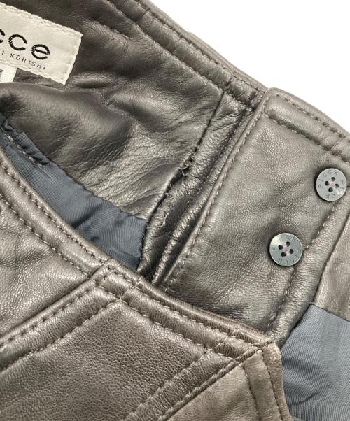 FICCE（フィッチェ）FICCE (フィッチェ) ［古着］ラムレザーパンツ ブラウン サイズ:Mの古着・服飾アイテム