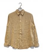 POLO RALPH LAURENポロ・ラルフローレン）の古着「ホワイトリネンシャツ」｜ベージュ