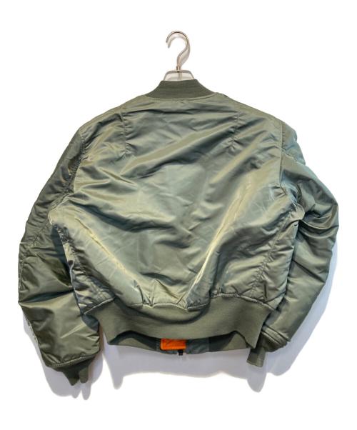 ALPHA INDUSTRIES（アルファインダストリーズ）ALPHA INDUSTRIES (アルファインダストリーズ) MA-1ジャケット カーキ サイズ:Lの古着・服飾アイテム