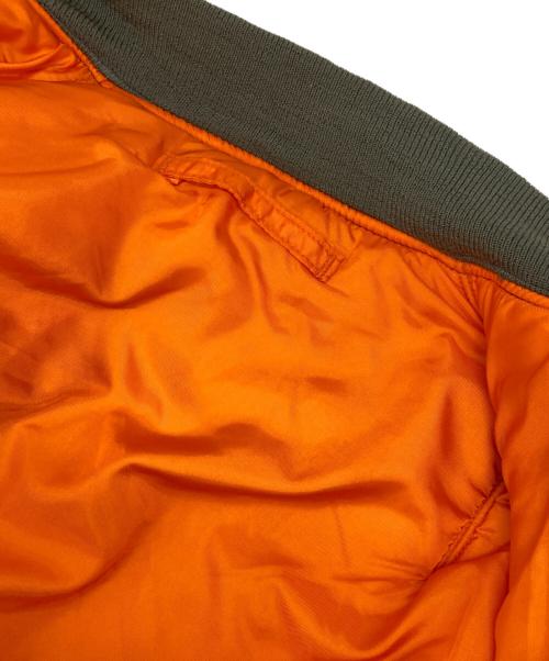 ALPHA INDUSTRIES（アルファインダストリーズ）ALPHA INDUSTRIES (アルファインダストリーズ) MA-1ジャケット カーキ サイズ:Lの古着・服飾アイテム