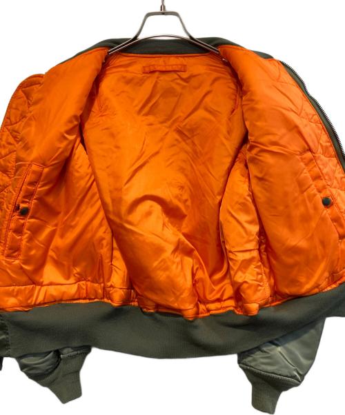 ALPHA INDUSTRIES（アルファインダストリーズ）ALPHA INDUSTRIES (アルファインダストリーズ) MA-1ジャケット カーキ サイズ:Lの古着・服飾アイテム