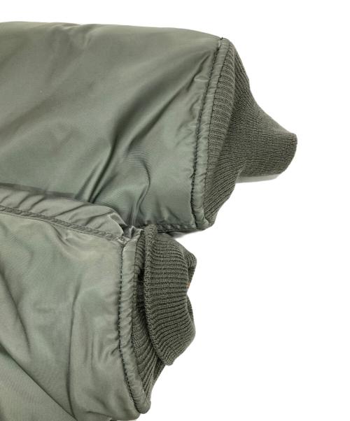 ALPHA INDUSTRIES（アルファインダストリーズ）ALPHA INDUSTRIES (アルファインダストリーズ) MA-1ジャケット カーキ サイズ:Lの古着・服飾アイテム
