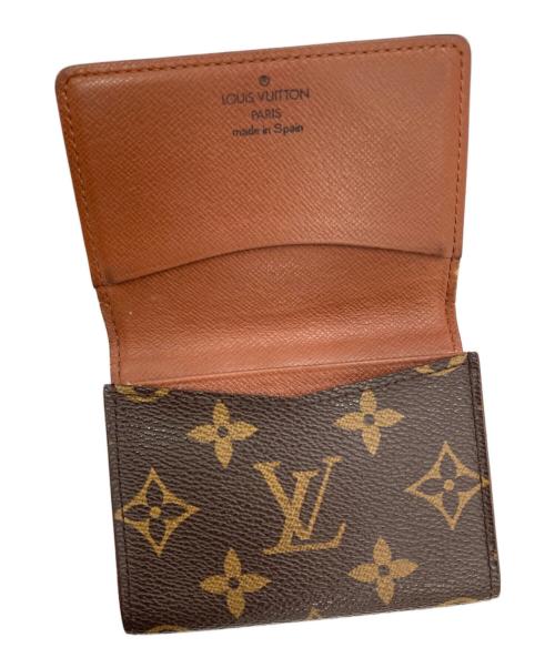 LOUIS VUITTON（ルイ ヴィトン）LOUIS VUITTON (ルイ ヴィトン) アンヴェロップ・カルト・ドゥ・ヴィジット ブラウンの古着・服飾アイテム