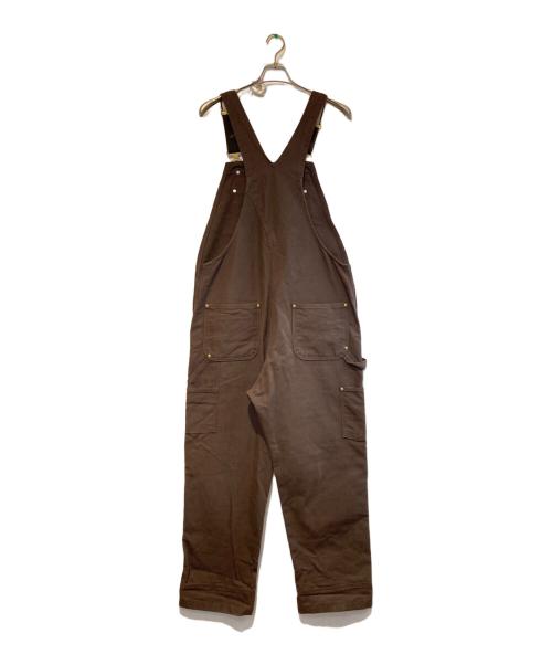 CarHartt（カーハート）CarHartt (カーハート) DUCK BIB OVERALLS ブラウン サイズ:36×30の古着・服飾アイテム