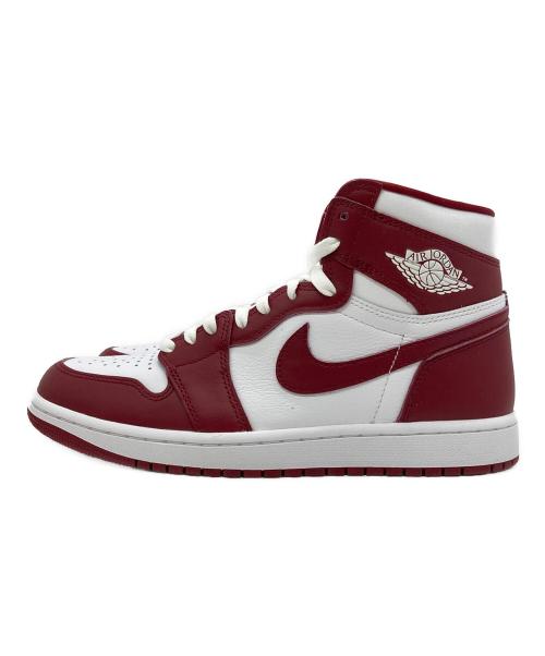 NIKE（ナイキ）NIKE (ナイキ) AIR JORDAN 1 RETRO HIGH OG ボルドー×ホワイト サイズ:US9 未使用品の古着・服飾アイテム