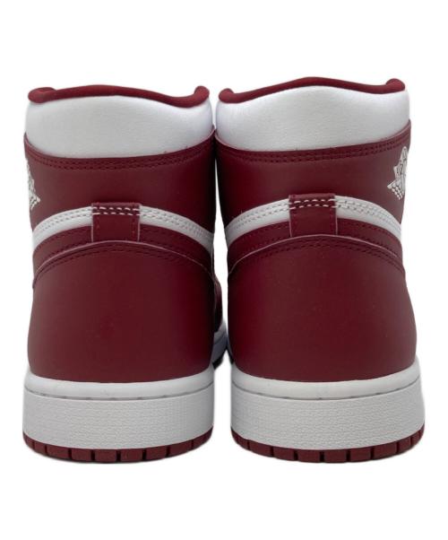 NIKE（ナイキ）NIKE (ナイキ) AIR JORDAN 1 RETRO HIGH OG ボルドー×ホワイト サイズ:US9 未使用品の古着・服飾アイテム