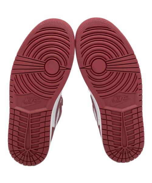 NIKE（ナイキ）NIKE (ナイキ) AIR JORDAN 1 RETRO HIGH OG ボルドー×ホワイト サイズ:US9 未使用品の古着・服飾アイテム