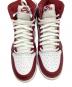 中古・古着 NIKE (ナイキ) AIR JORDAN 1 RETRO HIGH OG ボルドー×ホワイト サイズ:US9 未使用品：10000円