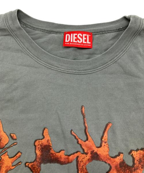 DIESEL（ディーゼル）DIESEL (ディーゼル) T-Boxt-R28 Tシャツ グレー サイズ:Ｍの古着・服飾アイテム