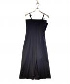 YOHJI YAMAMOTOヨウジヤマモト）の古着「ウールギャバサロペット」｜ネイビー