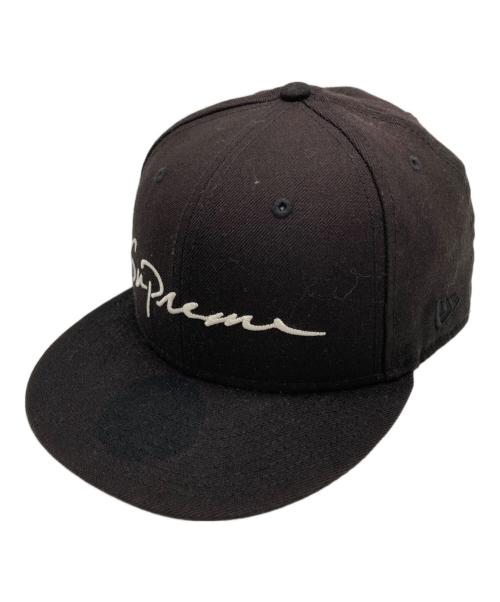 SUPREME（シュプリーム）SUPREME (シュプリーム) New Era (ニューエラ) キャップ ブラック サイズ:7 1/2（59.6cm）の古着・服飾アイテム