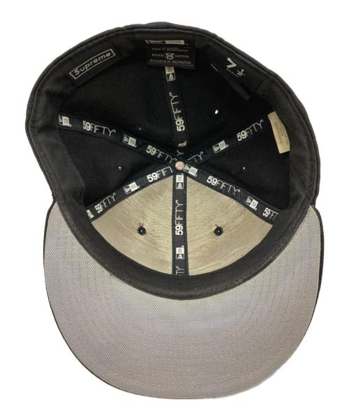 SUPREME（シュプリーム）SUPREME (シュプリーム) New Era (ニューエラ) キャップ ブラック サイズ:7 1/2（59.6cm）の古着・服飾アイテム
