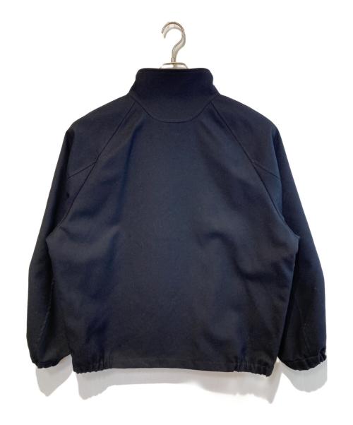 THE RERACS（ザ リラクス）THE RERACS (ザ リラクス) ウールハイネックブルゾン ネイビー サイズ:Freeの古着・服飾アイテム