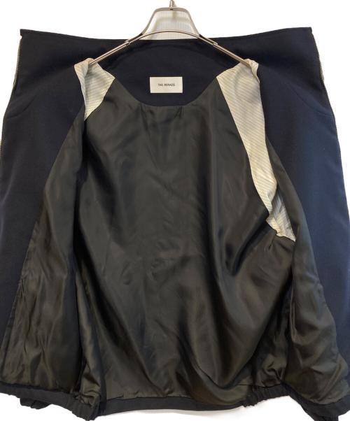 THE RERACS（ザ リラクス）THE RERACS (ザ リラクス) ウールハイネックブルゾン ネイビー サイズ:Freeの古着・服飾アイテム