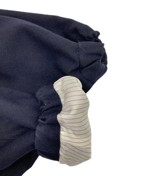 THE RERACS（ザ リラクス）THE RERACS (ザ リラクス) ウールハイネックブルゾン ネイビー サイズ:Freeの古着・服飾アイテム