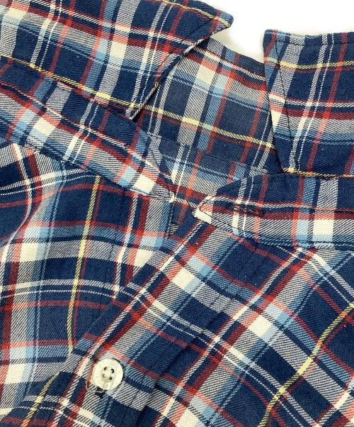stussy（ステューシー）stussy (ステューシー) ［古着］コットンチェックシャツ ネイビー サイズ:Lの古着・服飾アイテム