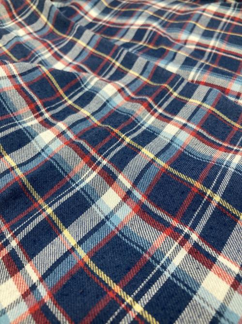 stussy（ステューシー）stussy (ステューシー) ［古着］コットンチェックシャツ ネイビー サイズ:Lの古着・服飾アイテム