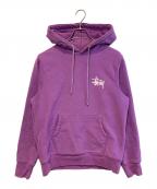 stussyステューシー）の古着「プルオーバーパーカー」｜パープル