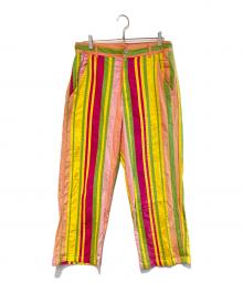 COMME des GARCONS SHIRT（コムデギャルソンシャツ）の古着「マルチストライプパンツ」｜マルチカラー