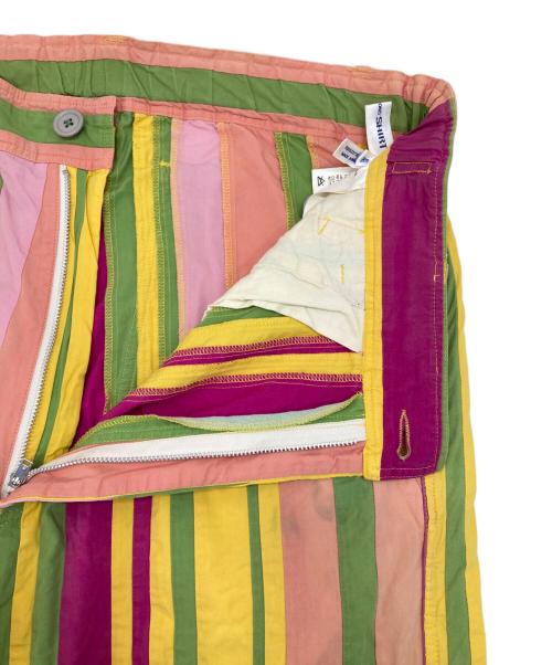 COMME des GARCONS SHIRT（コムデギャルソンシャツ）COMME des GARCONS SHIRT (コムデギャルソンシャツ) マルチストライプパンツ マルチカラー サイズ:Mの古着・服飾アイテム