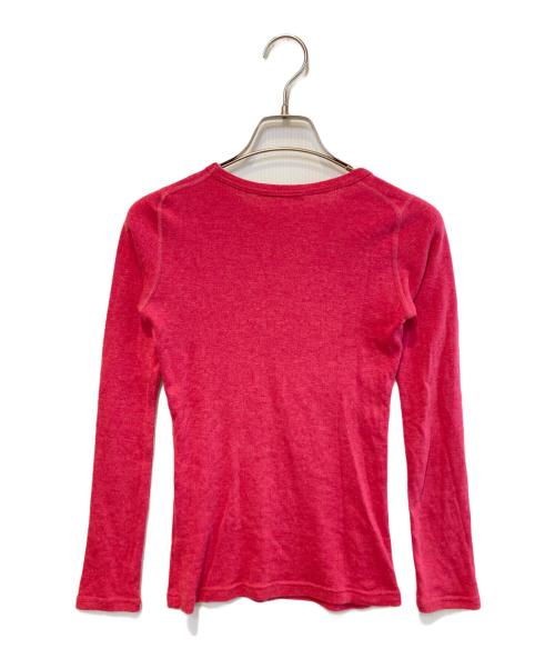 Hysteric Glamour（ヒステリックグラマー）Hysteric Glamour (ヒステリックグラマー) ロングスリーブカットソー ピンク サイズ:Freeの古着・服飾アイテム