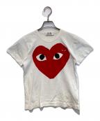 PLAY COMME des GARCONSプレイコムデギャルソン）の古着「プリントカットソー」｜ホワイト