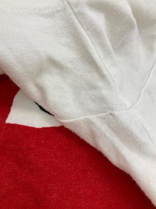 PLAY COMME des GARCONS（プレイコムデギャルソン）PLAY COMME des GARCONS (プレイコムデギャルソン) プリントカットソー ホワイト サイズ:Sの古着・服飾アイテム
