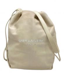 Saint Laurent Paris（サンローランパリ）の古着「テディ チェーンショルダーバッグ」｜ベージュ