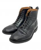 SANDERSサンダース）の古着「FEMALE MILITARY DERBY BOOT」｜ブラック