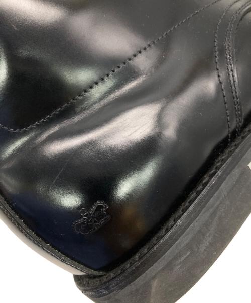 SANDERS（サンダース）SANDERS (サンダース) FEMALE MILITARY DERBY BOOT ブラック サイズ:4（約23〜23.5cm)の古着・服飾アイテム