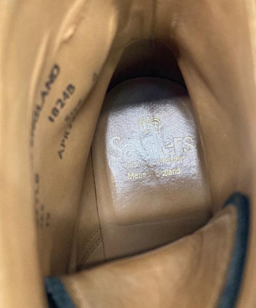 SANDERS（サンダース）SANDERS (サンダース) FEMALE MILITARY DERBY BOOT ブラック サイズ:4（約23〜23.5cm)の古着・服飾アイテム