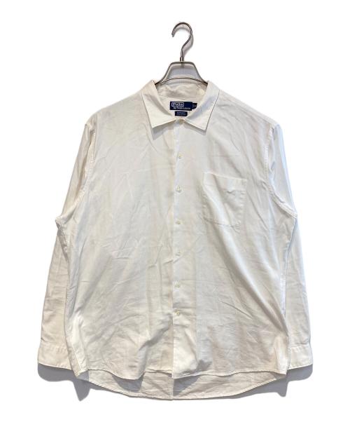 POLO RALPH LAUREN（ポロ・ラルフローレン）POLO RALPH LAUREN (ポロ・ラルフローレン) ［古着］BONNARDコットンL/Sシャツ ホワイト サイズ:XLの古着・服飾アイテム