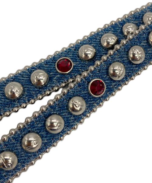 b.b.Simon（ビービーサイモン）b.b.Simon (ビービーサイモン) SUPREME (シュプリーム) Denim Lanyard インディゴ 未使用品の古着・服飾アイテム