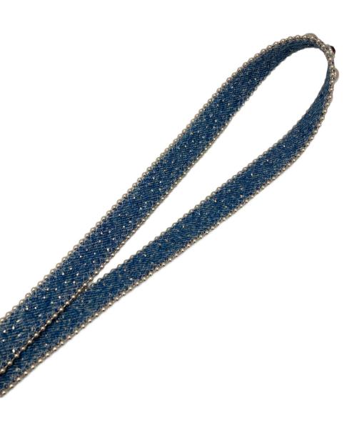 b.b.Simon（ビービーサイモン）b.b.Simon (ビービーサイモン) SUPREME (シュプリーム) Denim Lanyard インディゴ 未使用品の古着・服飾アイテム