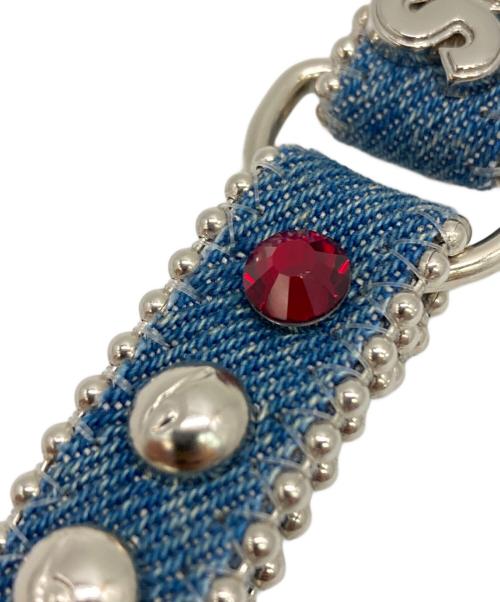 b.b.Simon（ビービーサイモン）b.b.Simon (ビービーサイモン) SUPREME (シュプリーム) Denim Lanyard インディゴ 未使用品の古着・服飾アイテム