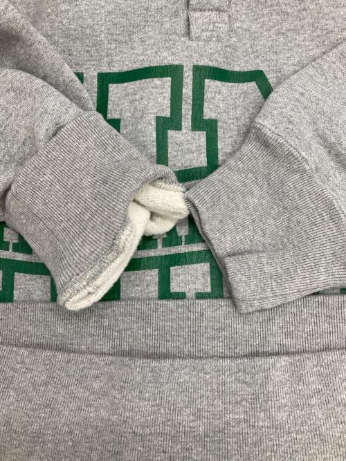 HUMAN MADE（ヒューマンメイド）HUMAN MADE (ヒューマンメイド) SNAP HOODIE グレー サイズ:Lの古着・服飾アイテム