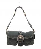 COACHコーチ）の古着「ソーホーワンショルダーバッグ」｜ブラック