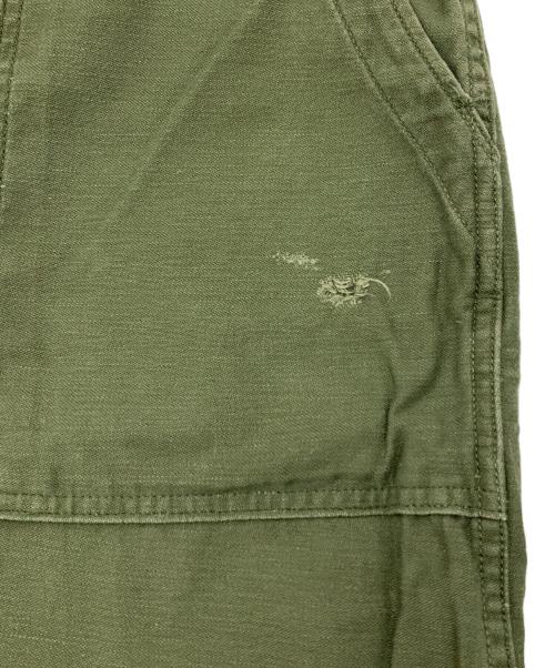 US ARMY（ユーエスアーミー）US ARMY (ユーエスアーミー) ［古着］コットンサテンTYPE1ベイカーパンツ オリーブ サイズ:36×29の古着・服飾アイテム